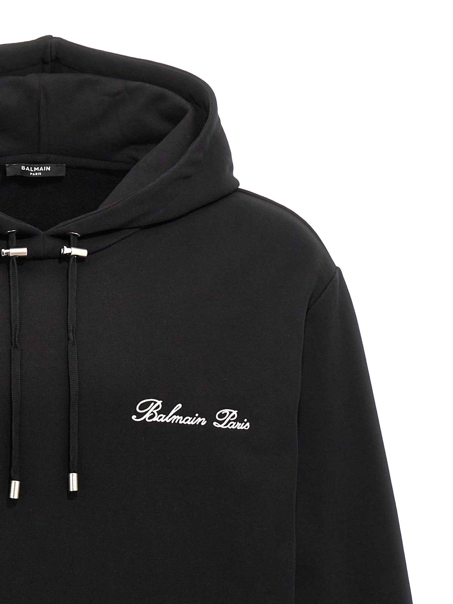 Black Cotton Sweatshirt