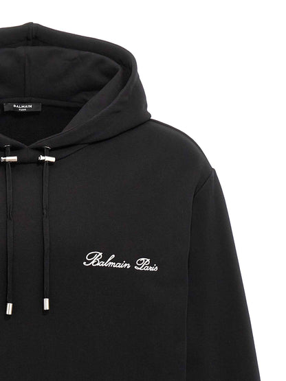 Black Cotton Sweatshirt