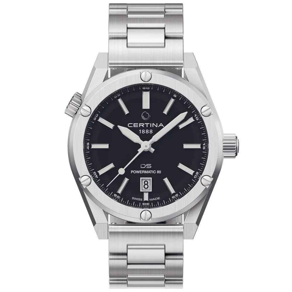 Gray Stainless Steel Dress Watch
