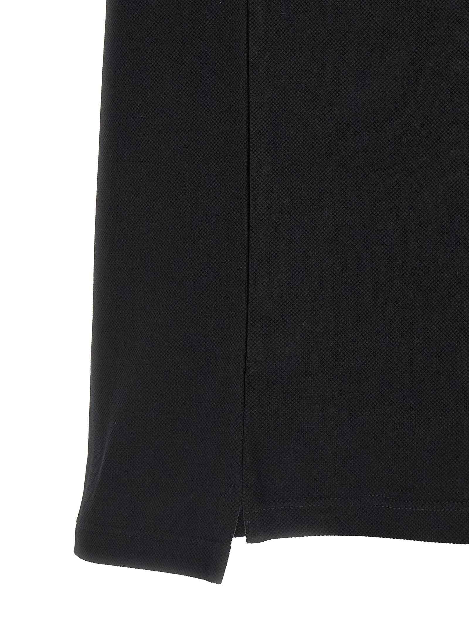 Black Cotton Polo Shirt