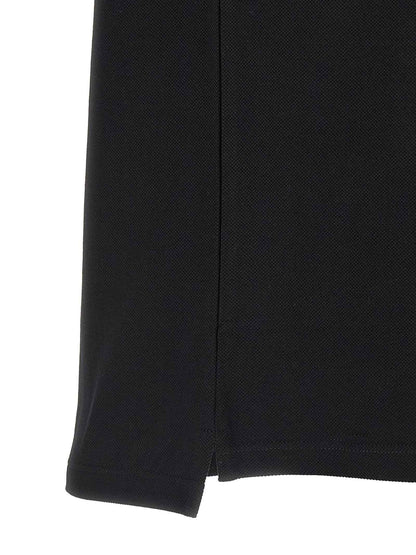 Black Cotton Polo Shirt