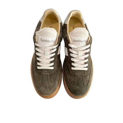 Green Suede Men Sneaker