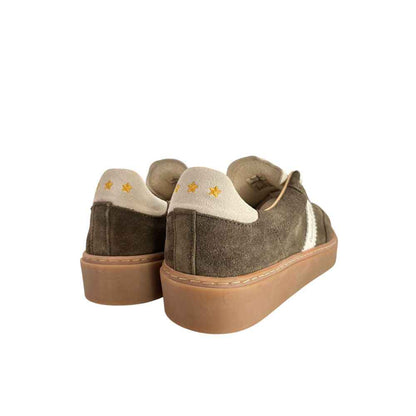 Green Suede Men Sneaker