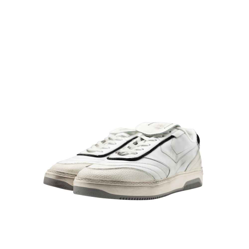 White Suede Men Sneakers