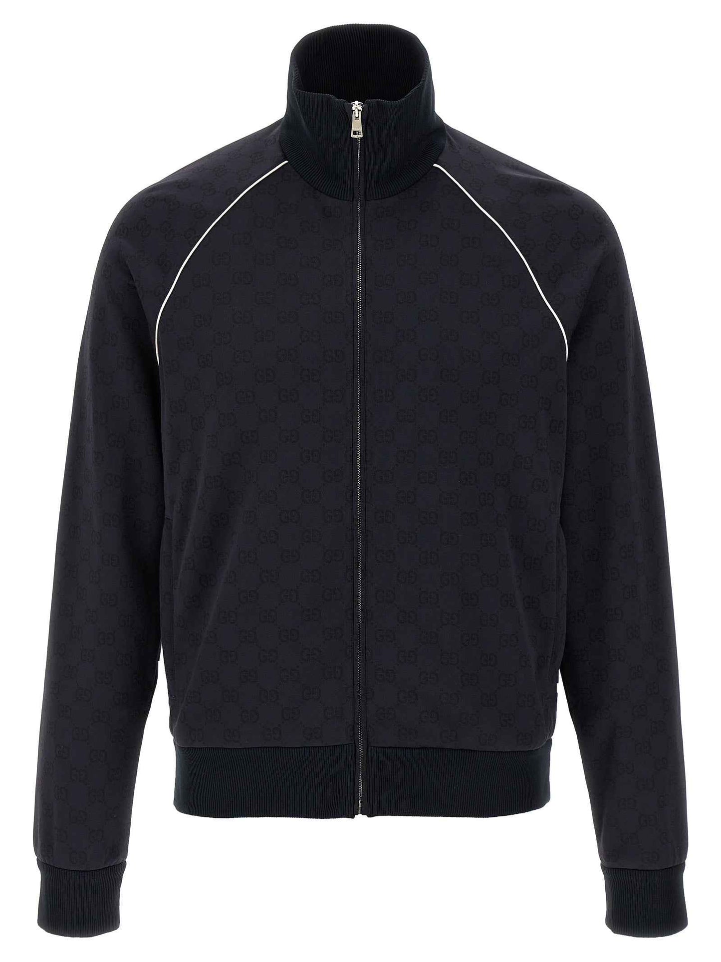 Blue Polyamide Sweatshirt