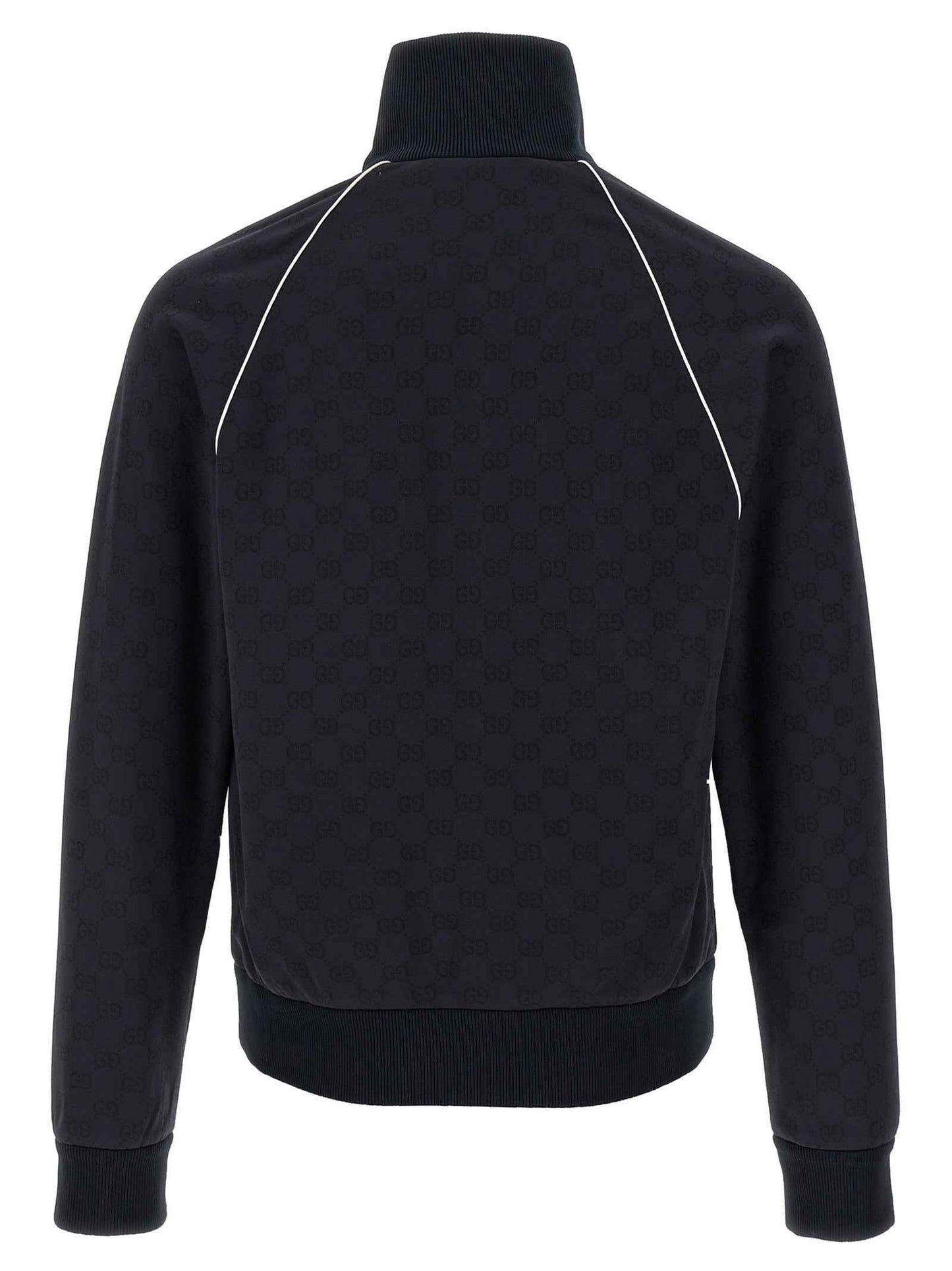 Blue Polyamide Sweatshirt
