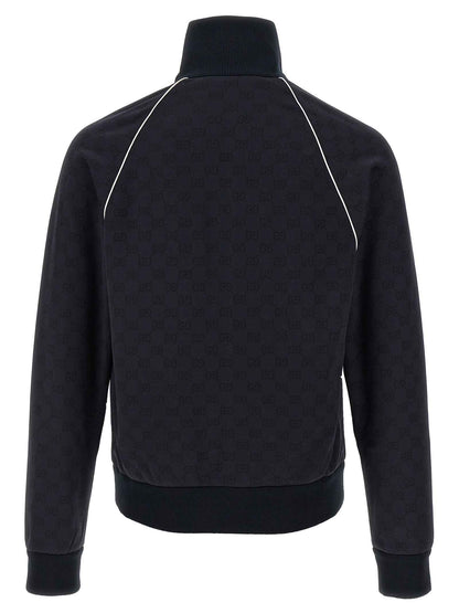 Blue Polyamide Sweatshirt