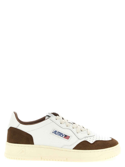 Brown Cowhide Low Top Sneakers