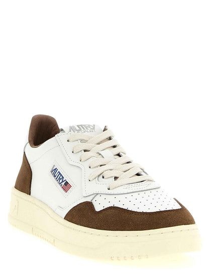 Brown Cowhide Low Top Sneakers