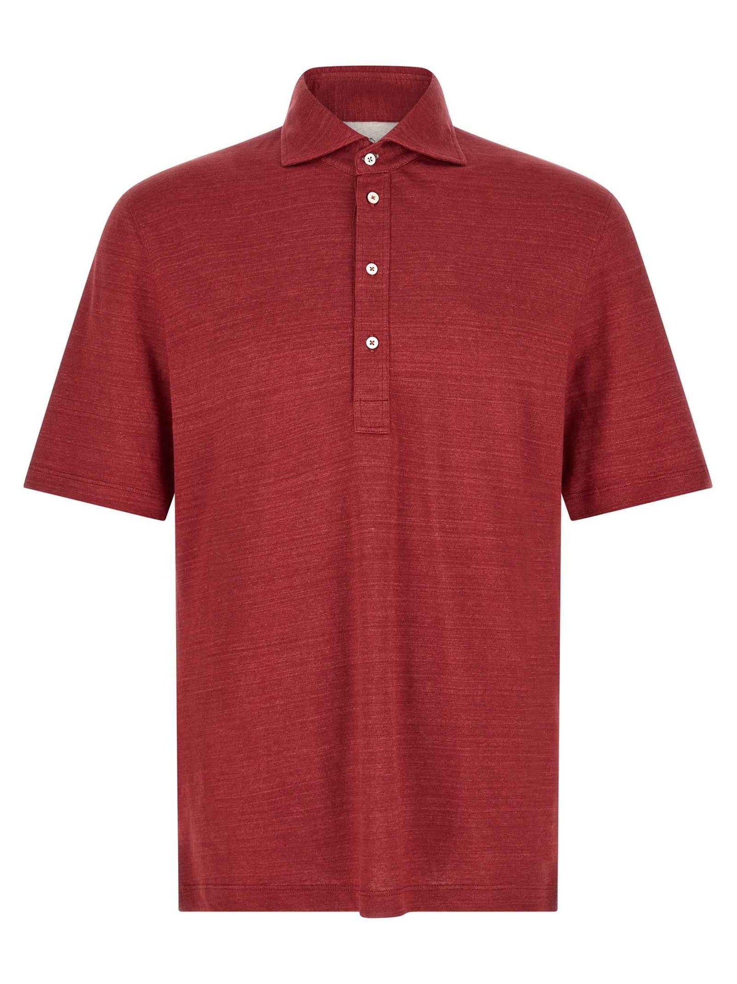 Multicolor Linen Polo Shirt