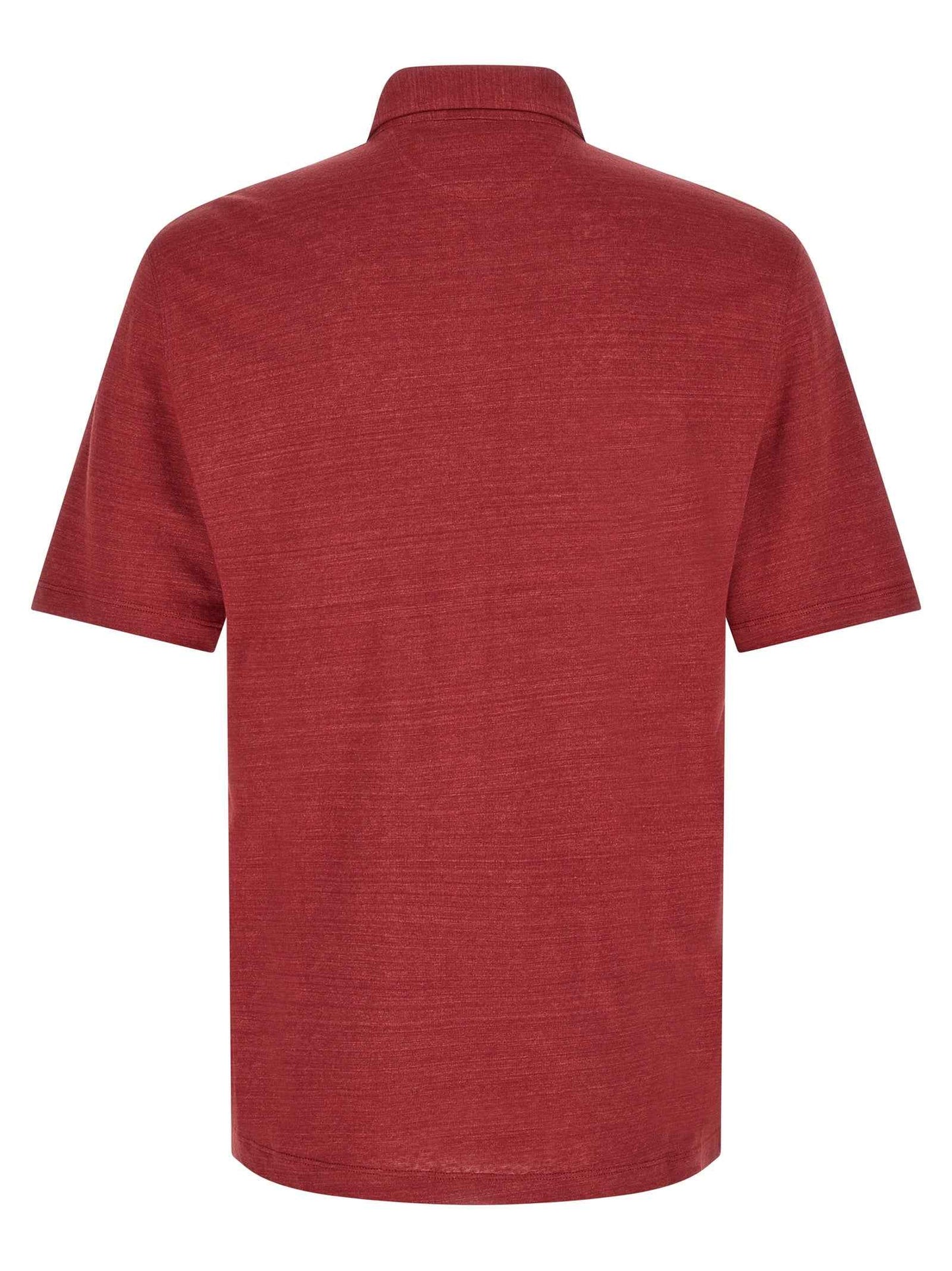 Multicolor Linen Polo Shirt