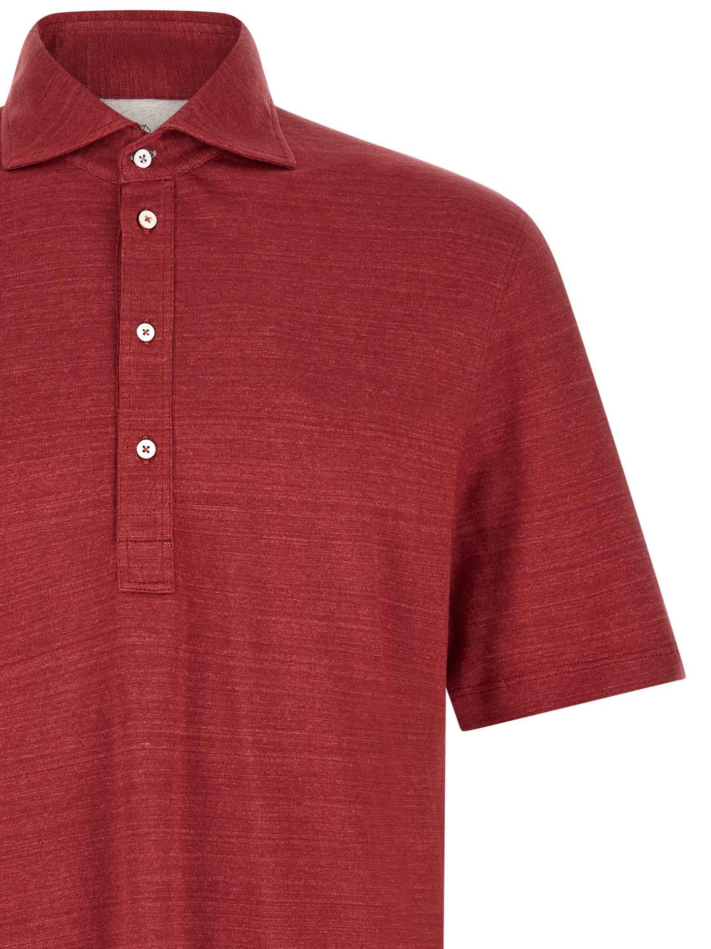 Multicolor Linen Polo Shirt