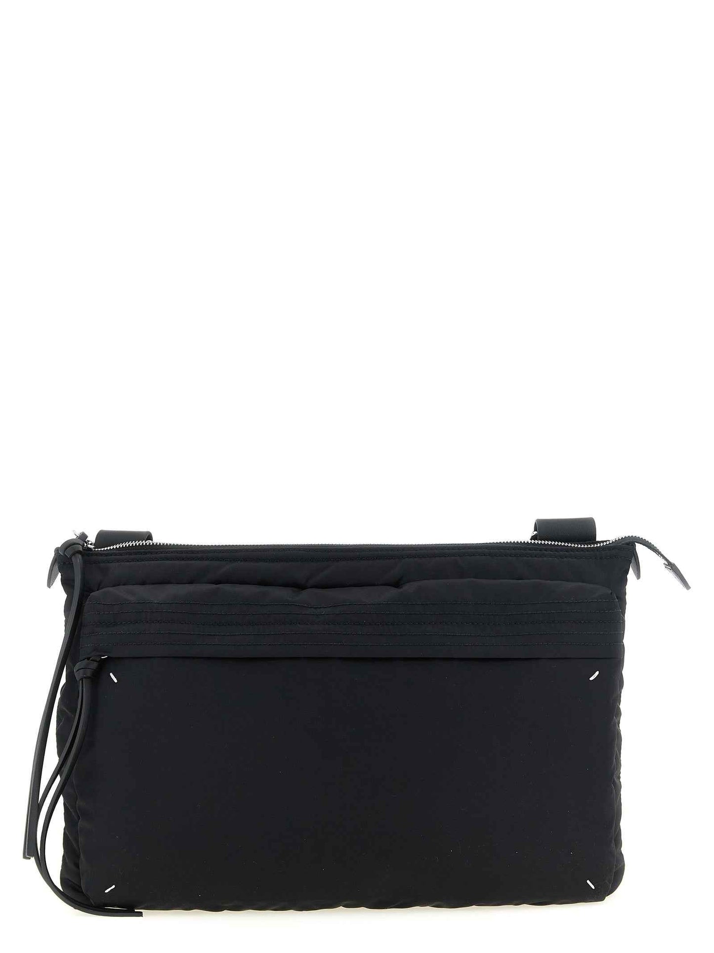 Black Polyamide Crossbody Bag