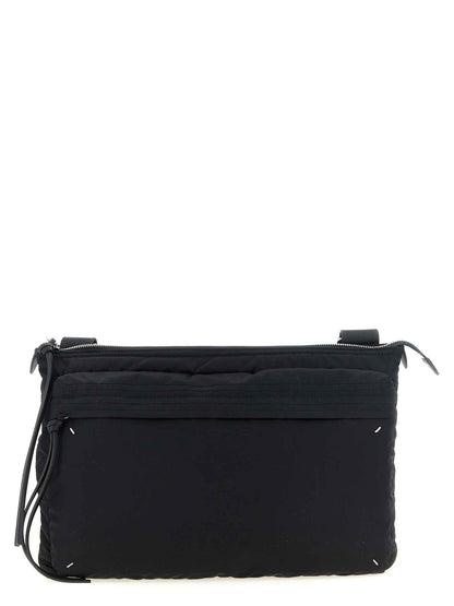 Black Polyamide Crossbody Bag