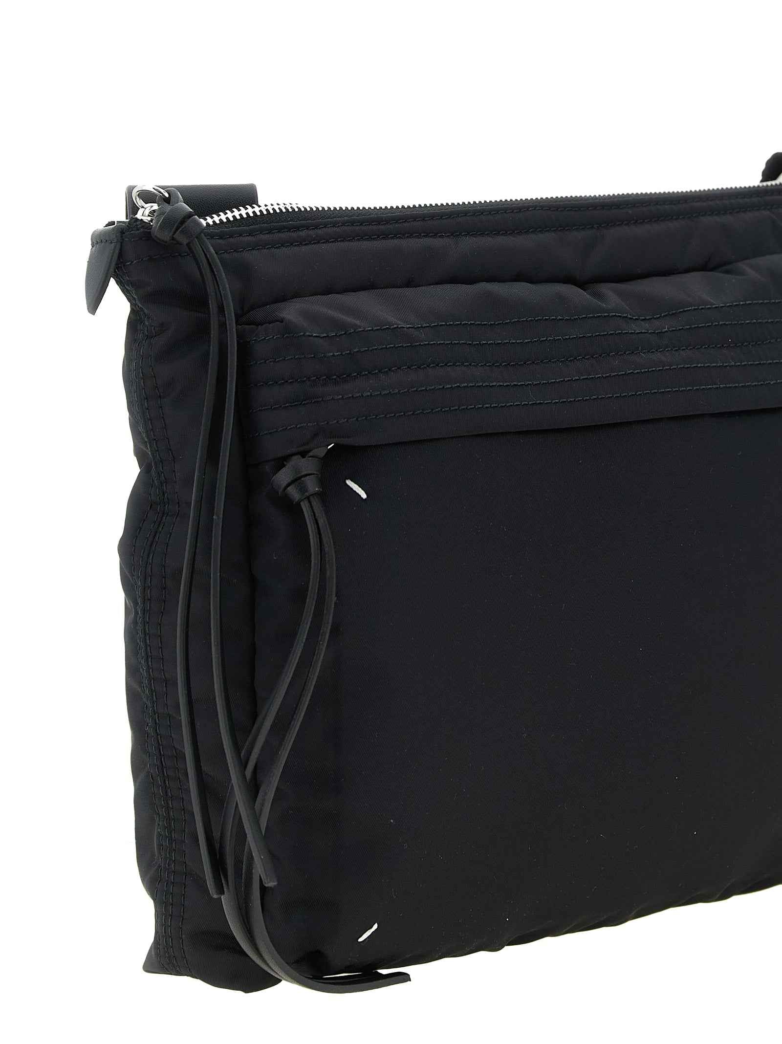 Black Polyamide Crossbody Bag