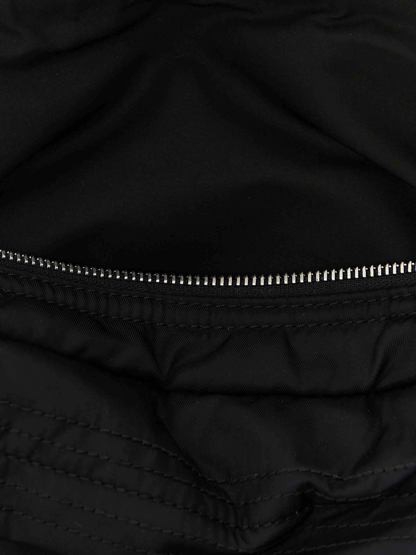Black Polyamide Crossbody Bag