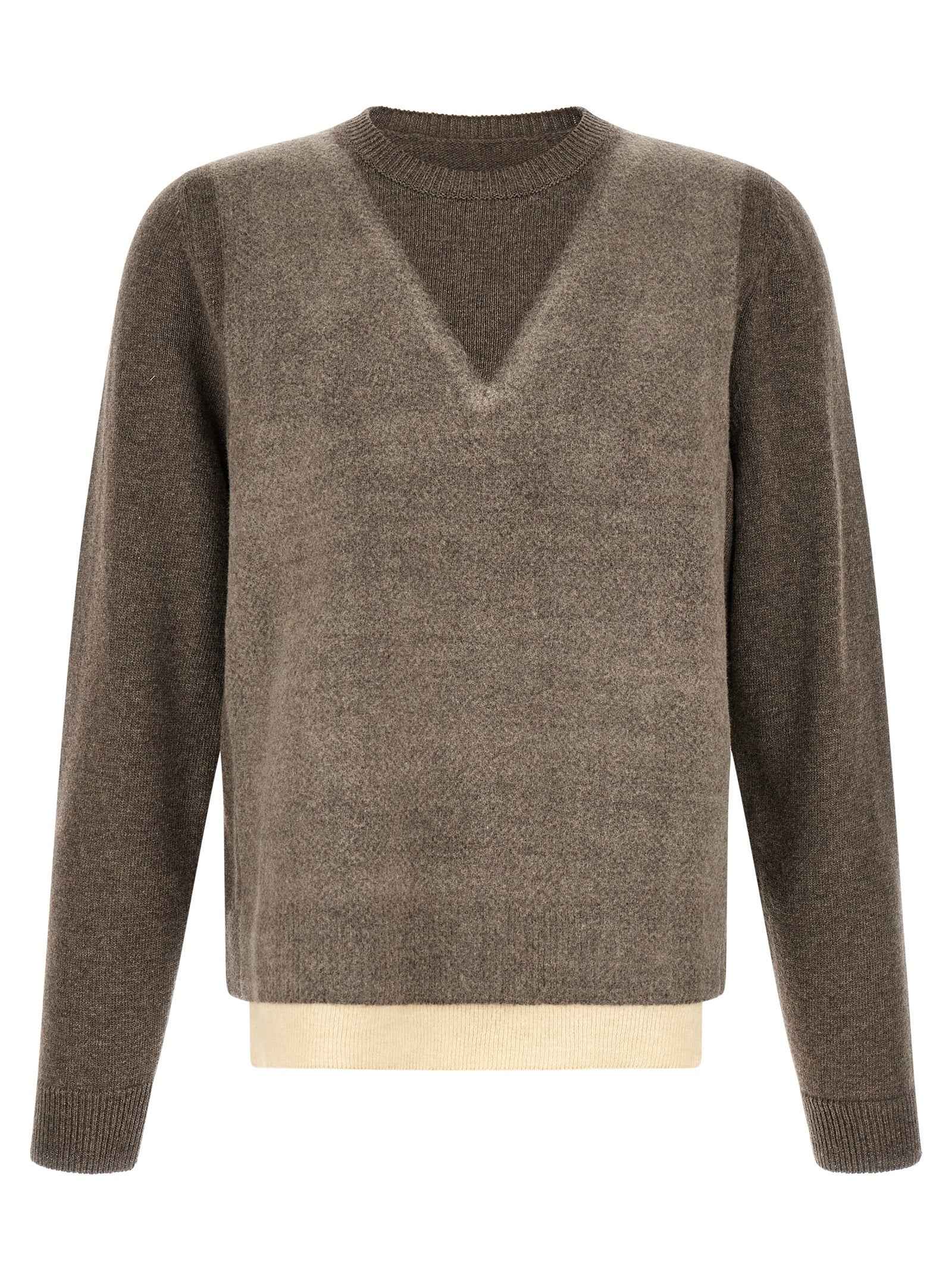 Brown Virgin Wool Cardigan