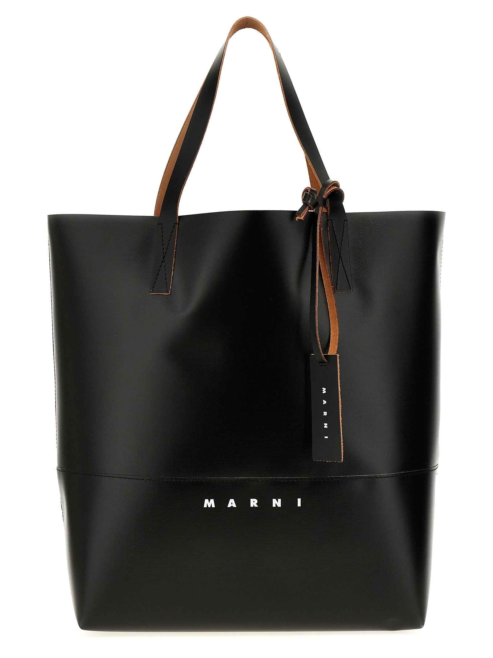 Black Polyethylene Tote Bag