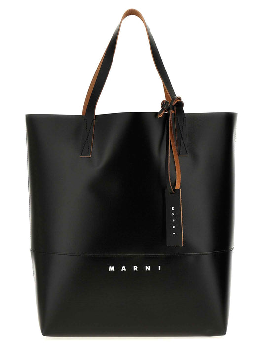 Black Polyethylene Tote Bag