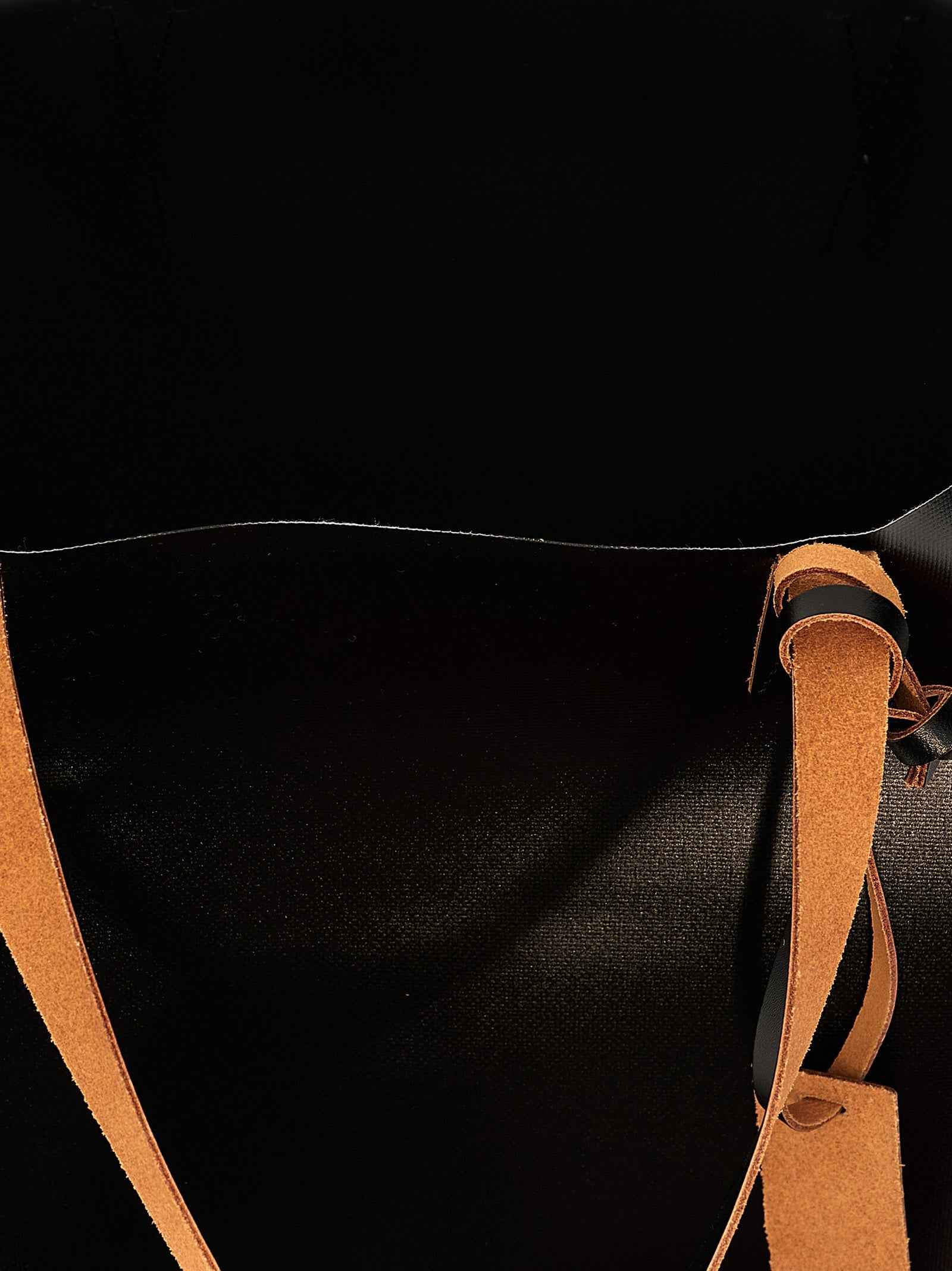 Black Polyethylene Tote Bag