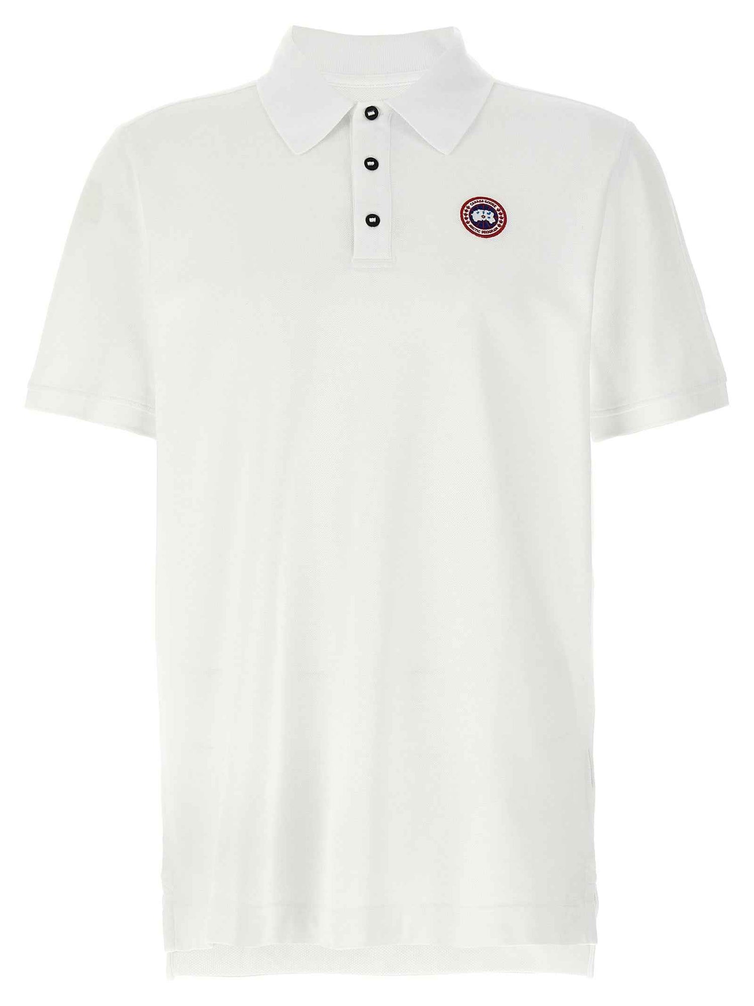 White Cotton Polo Shirt