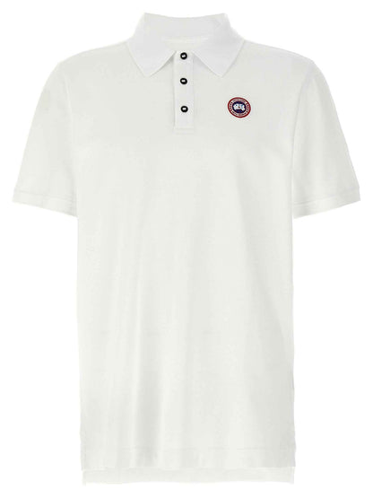 White Cotton Polo Shirt
