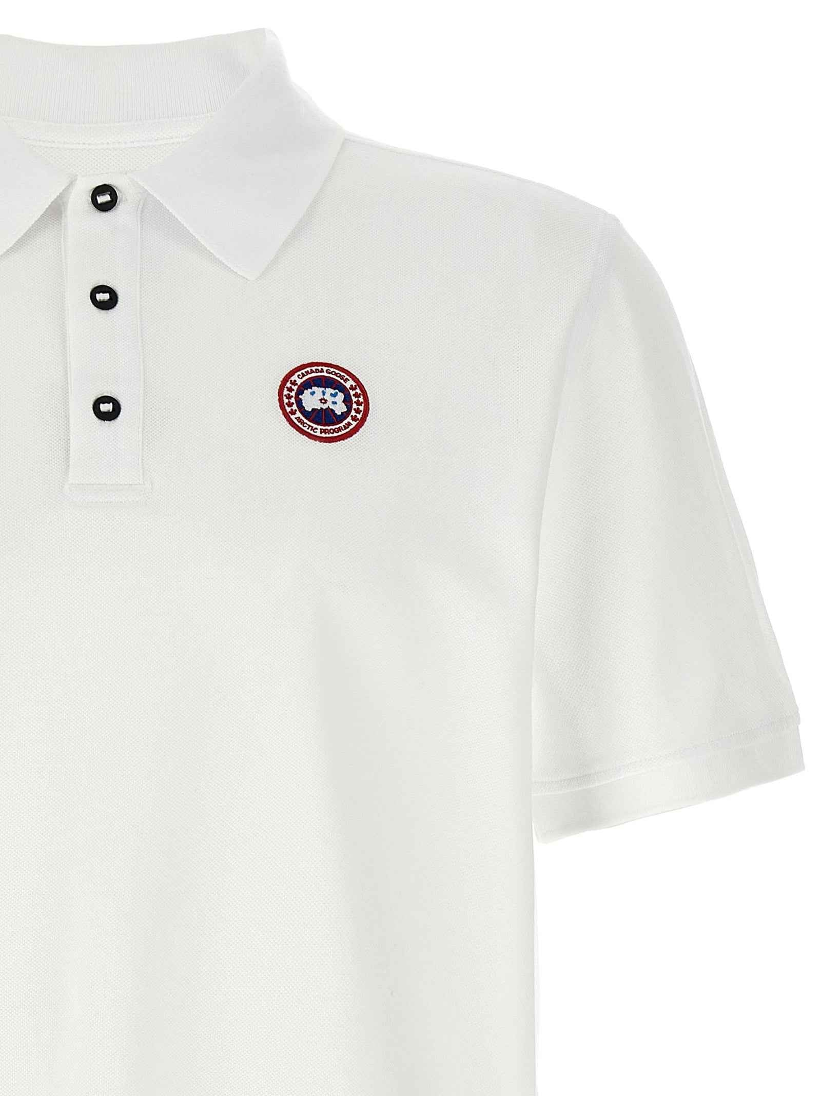 White Cotton Polo Shirt