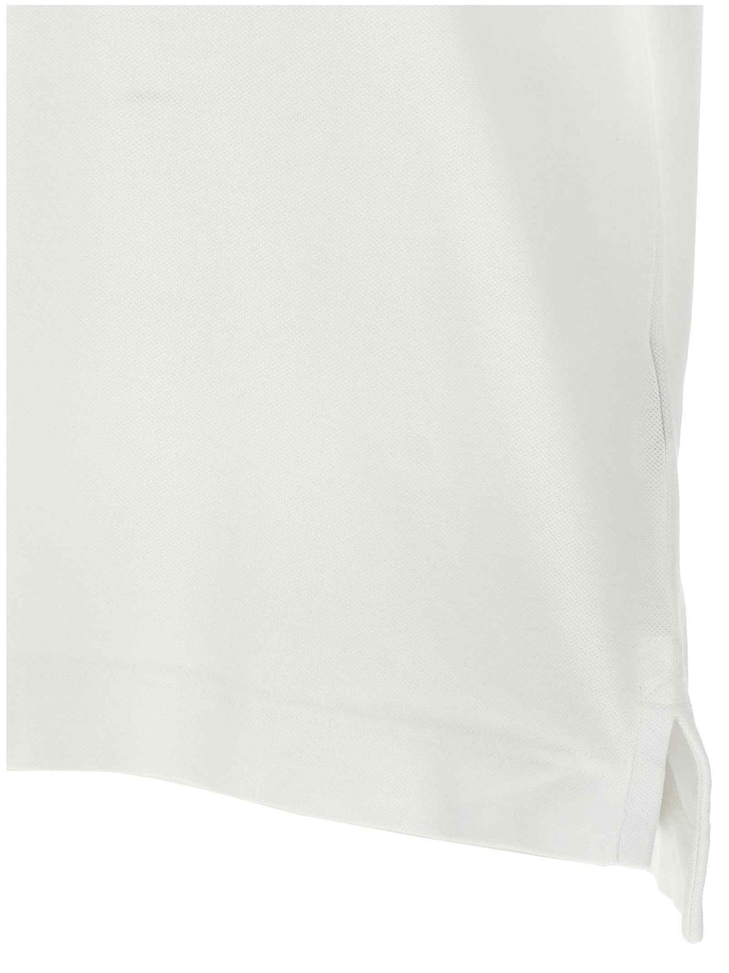 White Cotton Polo Shirt