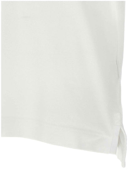 White Cotton Polo Shirt