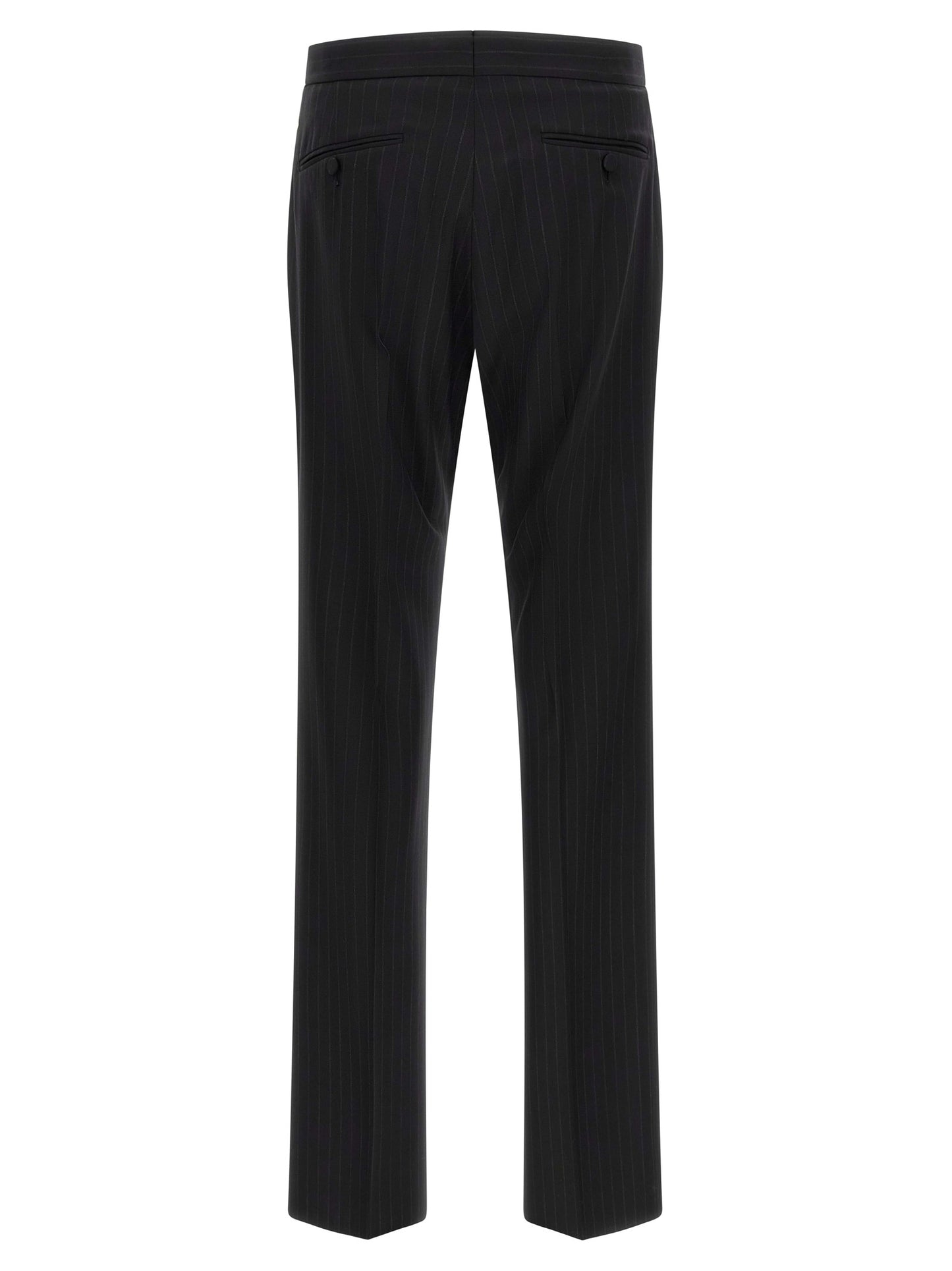 Black Wool Two-Piece Suit
