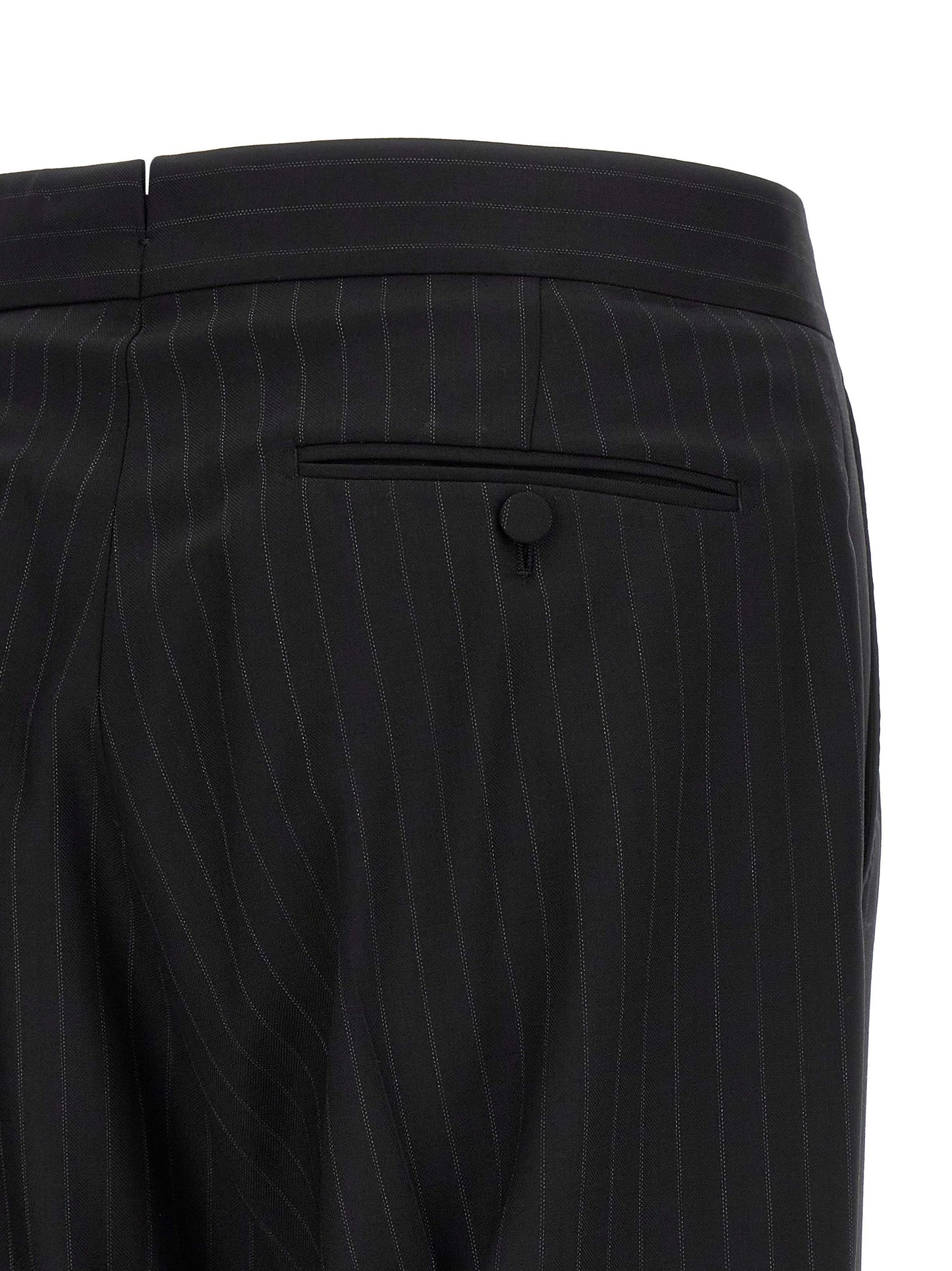 Black Wool Two-Piece Suit