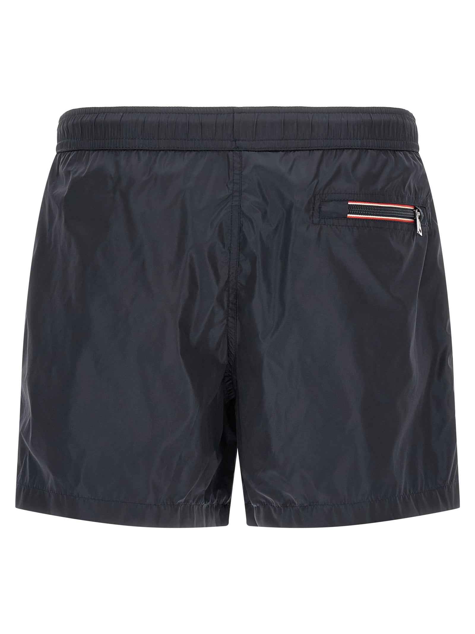 Blue Polyamide Cargo Shorts