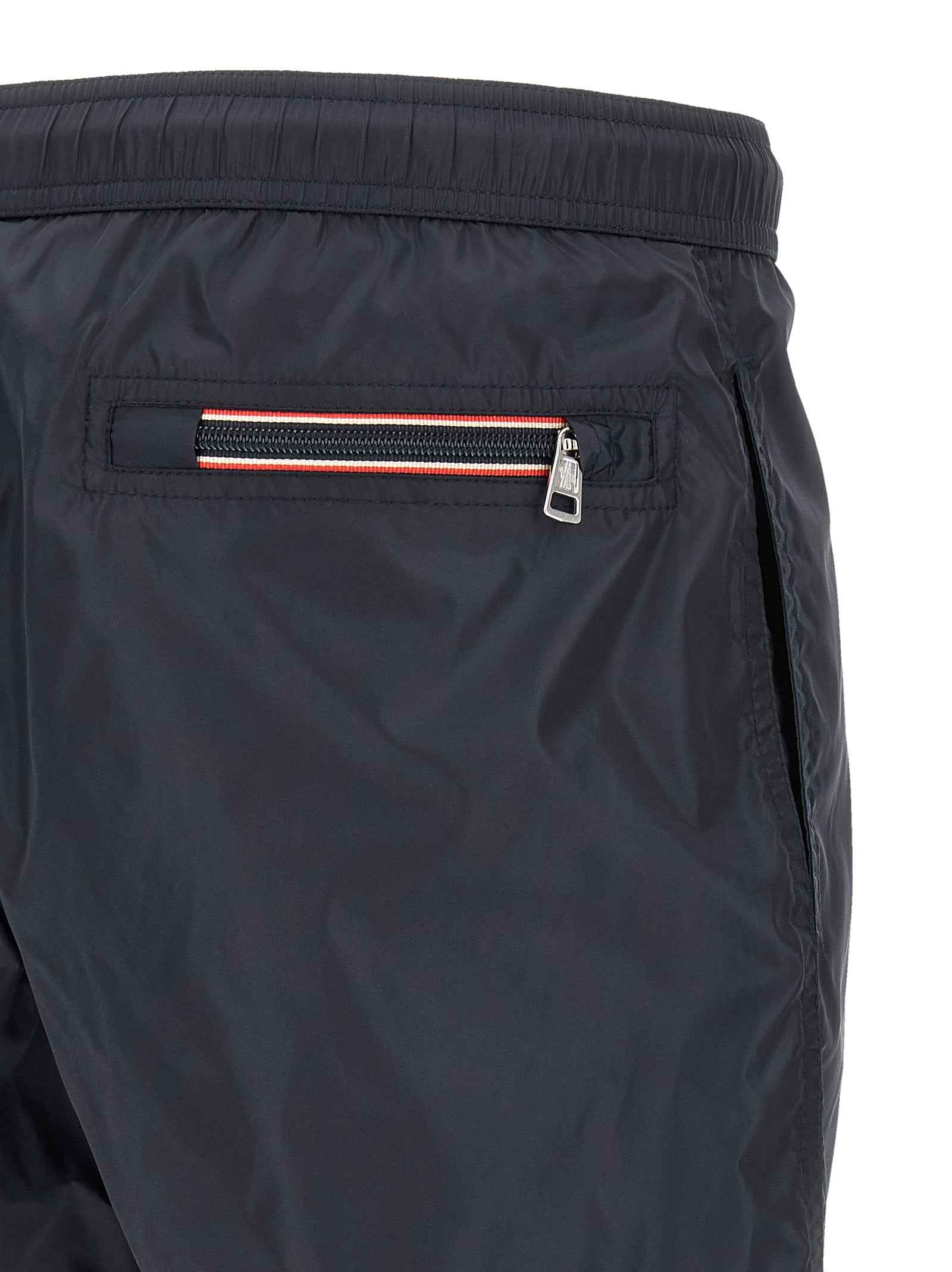 Blue Polyamide Cargo Shorts