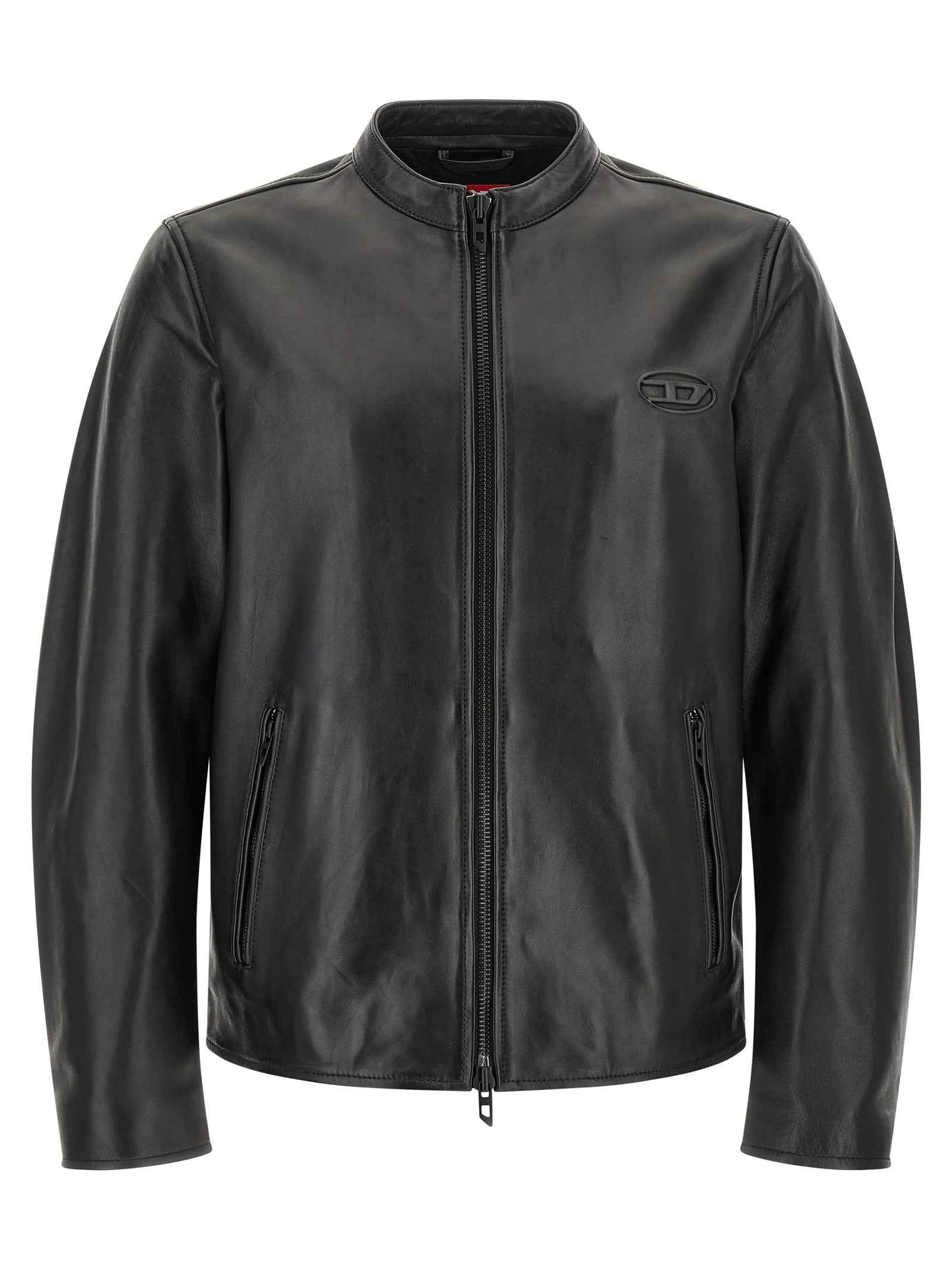 Black Lamb Leather Leather Jacket