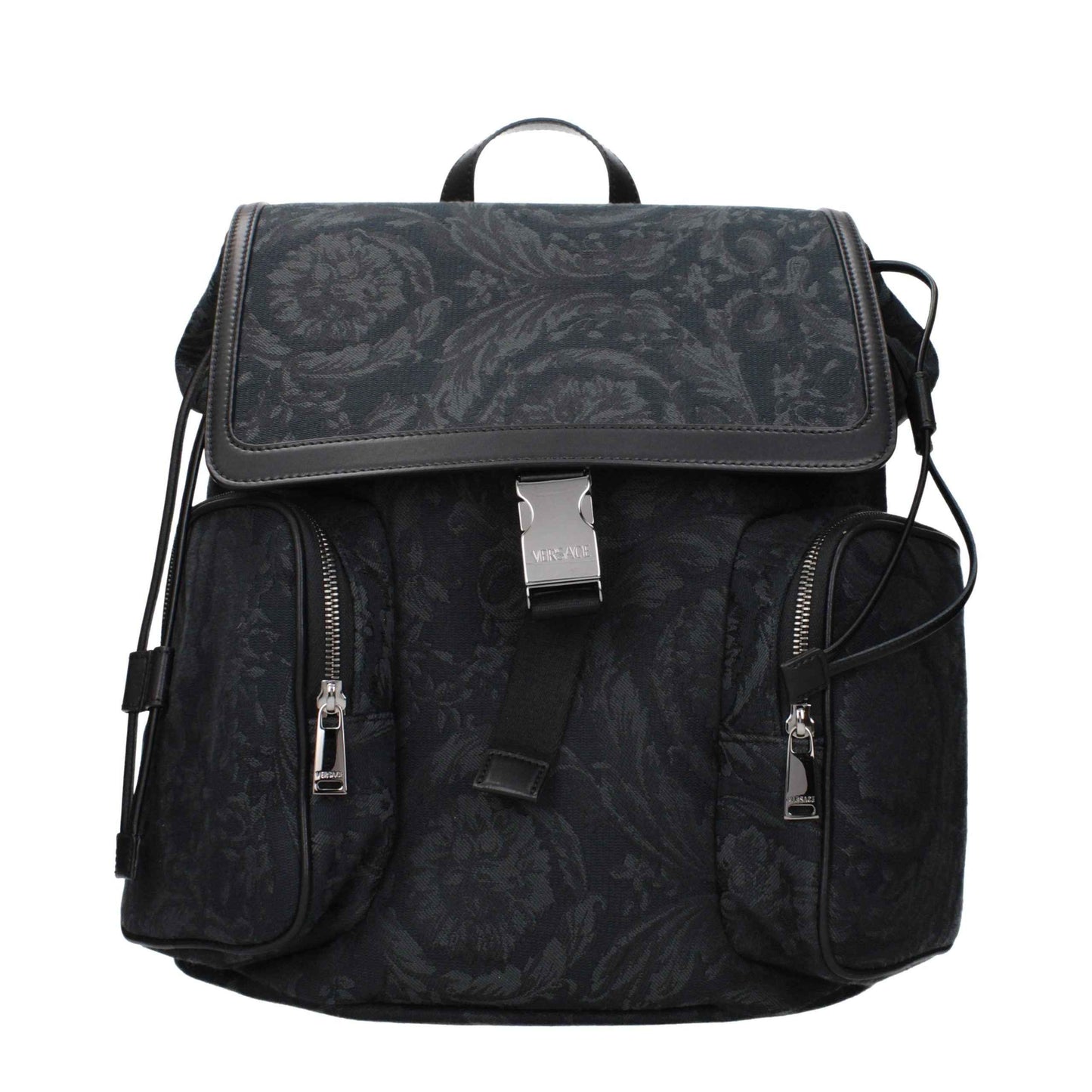 Black Fabric Backpack