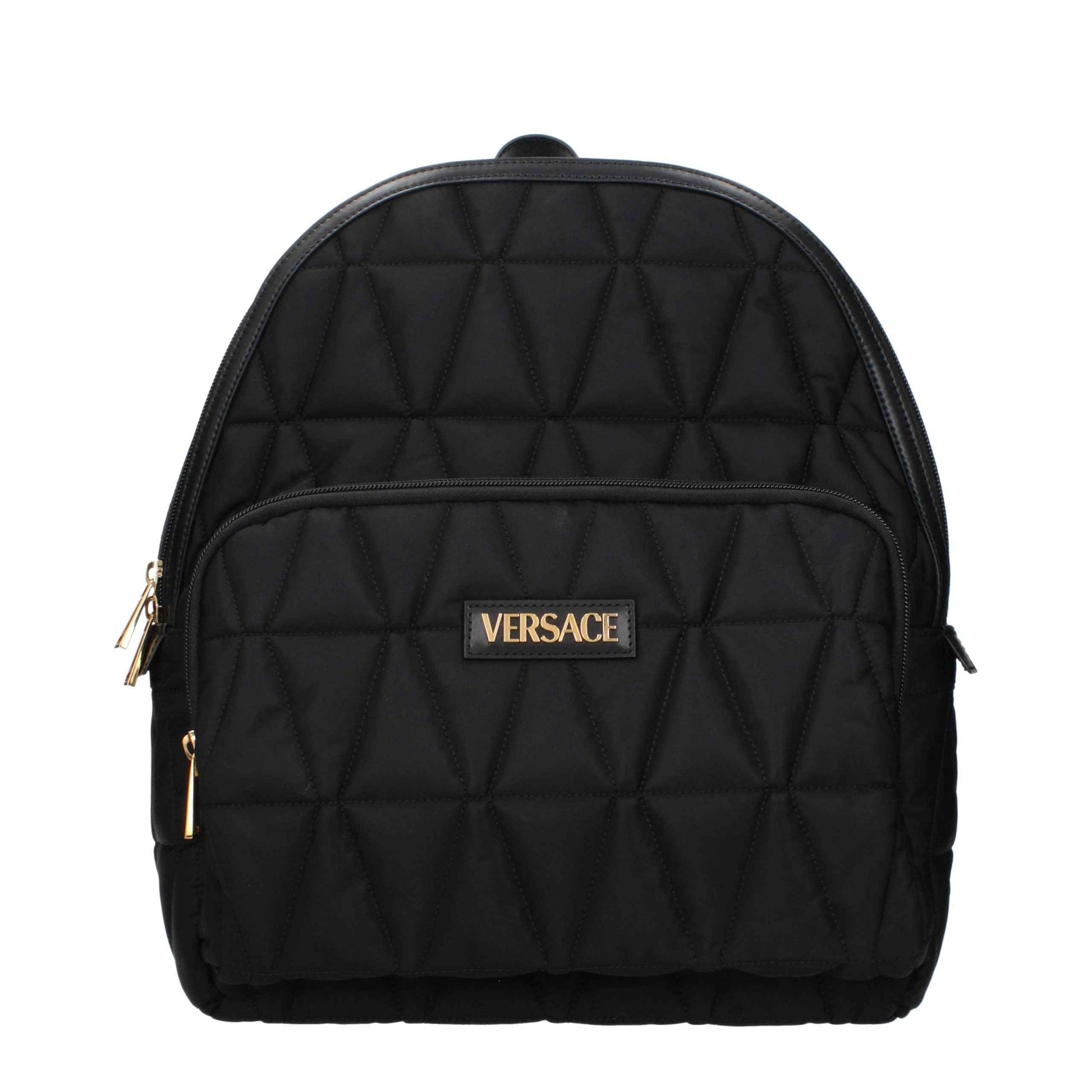 Black Fabric Backpack