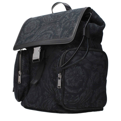 Black Fabric Backpack
