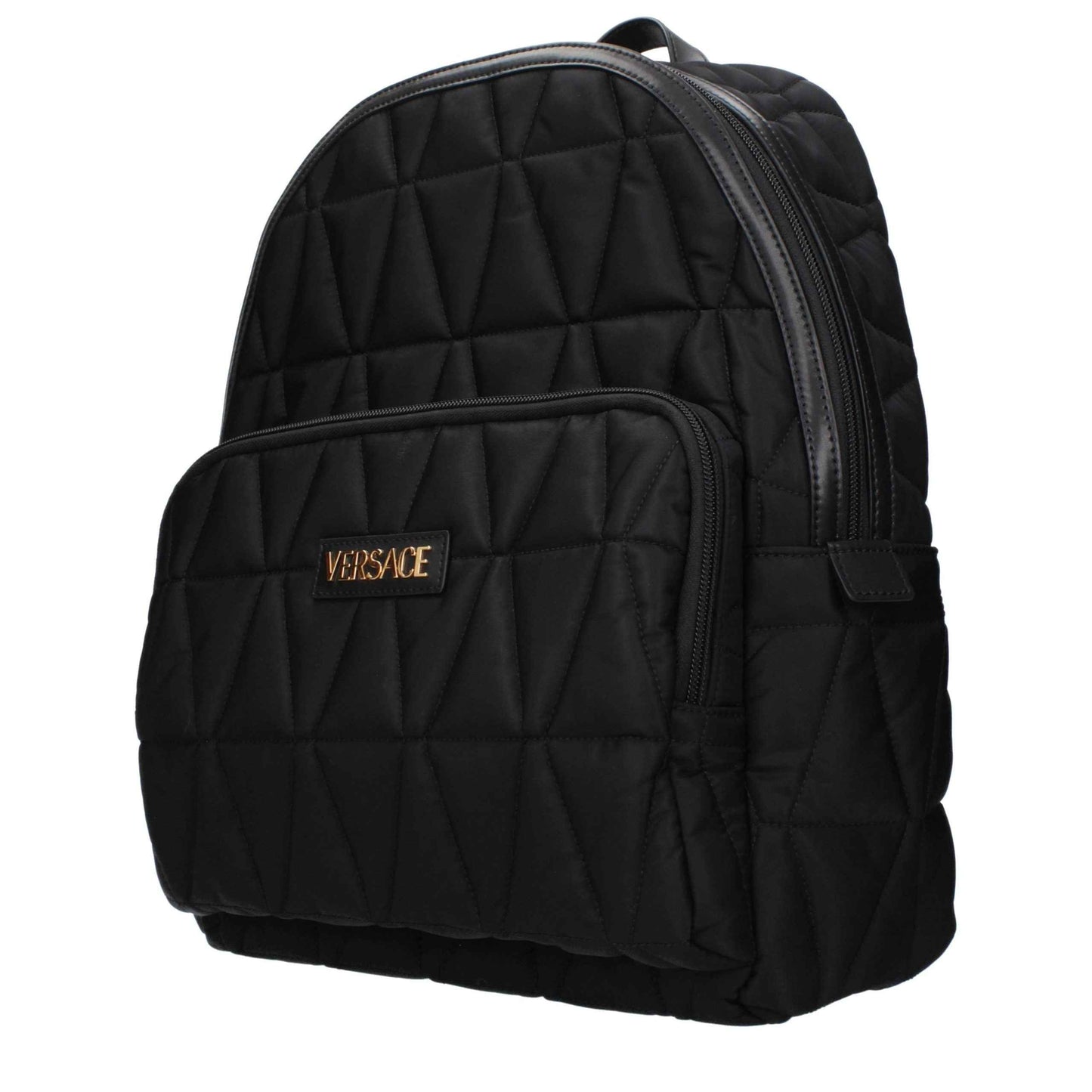 Black Fabric Backpack
