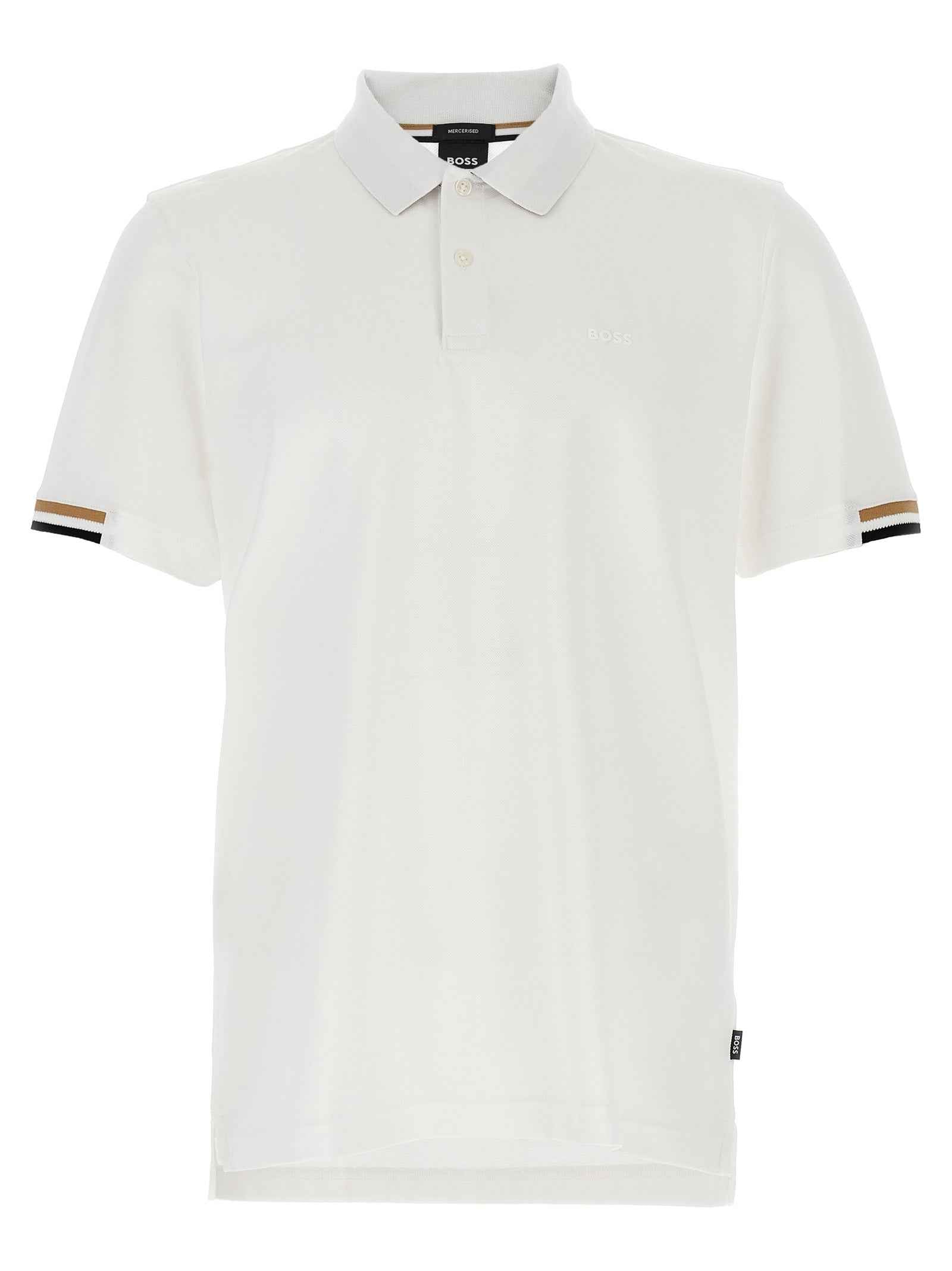 White Cotton Polo Shirt