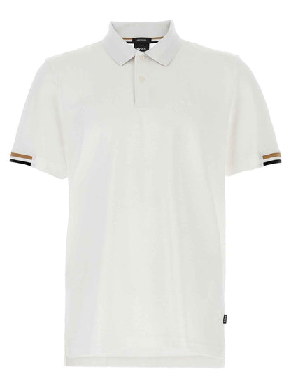 White Cotton Polo Shirt