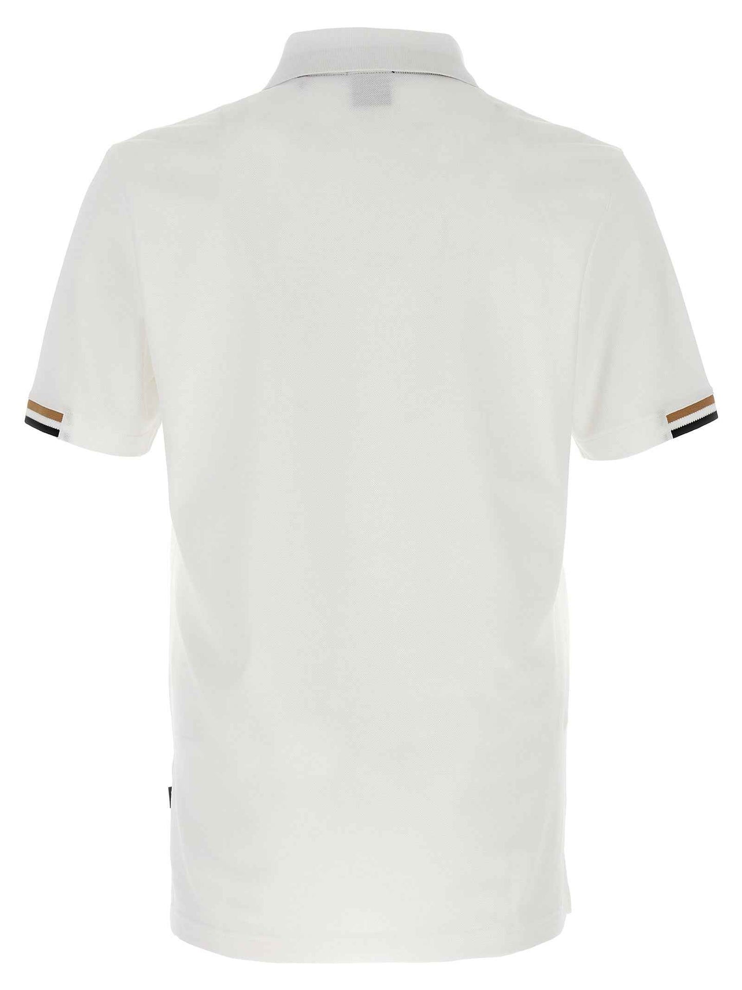 White Cotton Polo Shirt