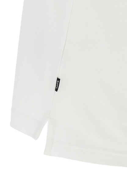 White Cotton Polo Shirt