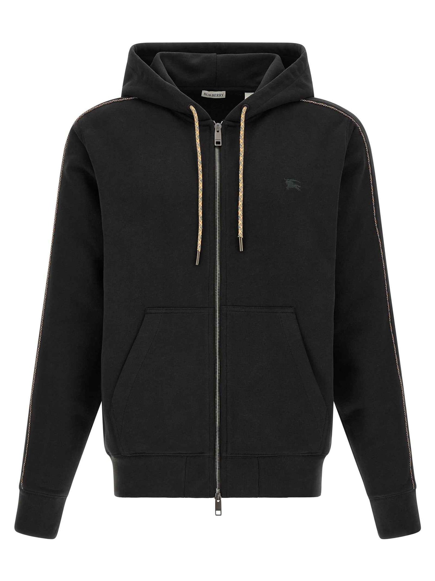 Black Cotton Sweatshirt