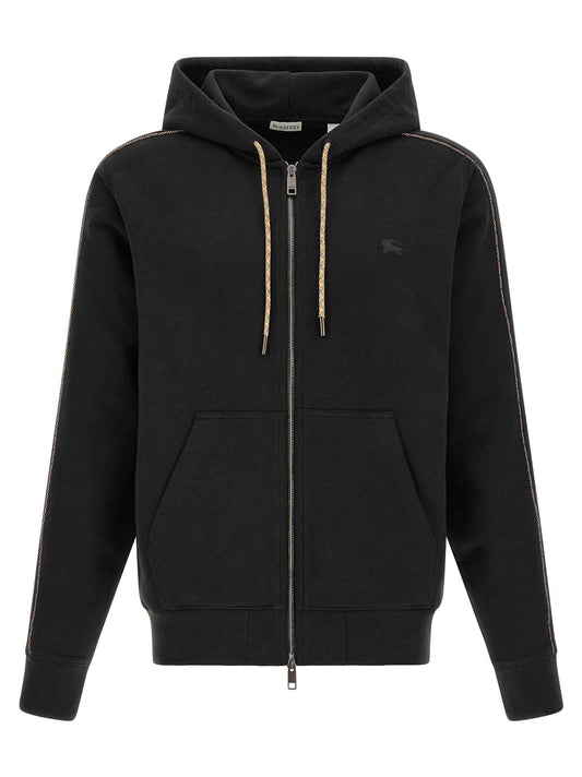 Black Cotton Sweatshirt