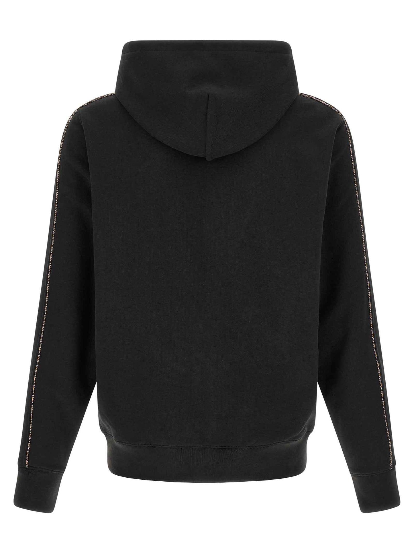 Black Cotton Sweatshirt