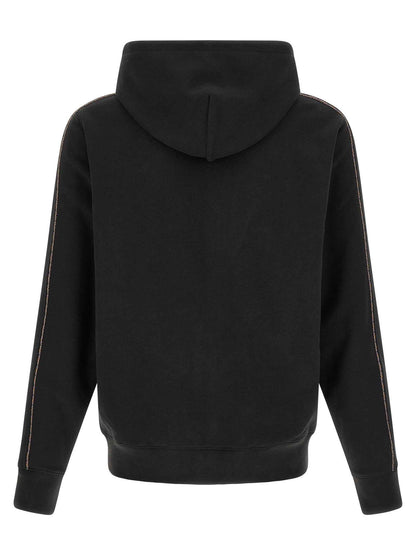 Black Cotton Sweatshirt