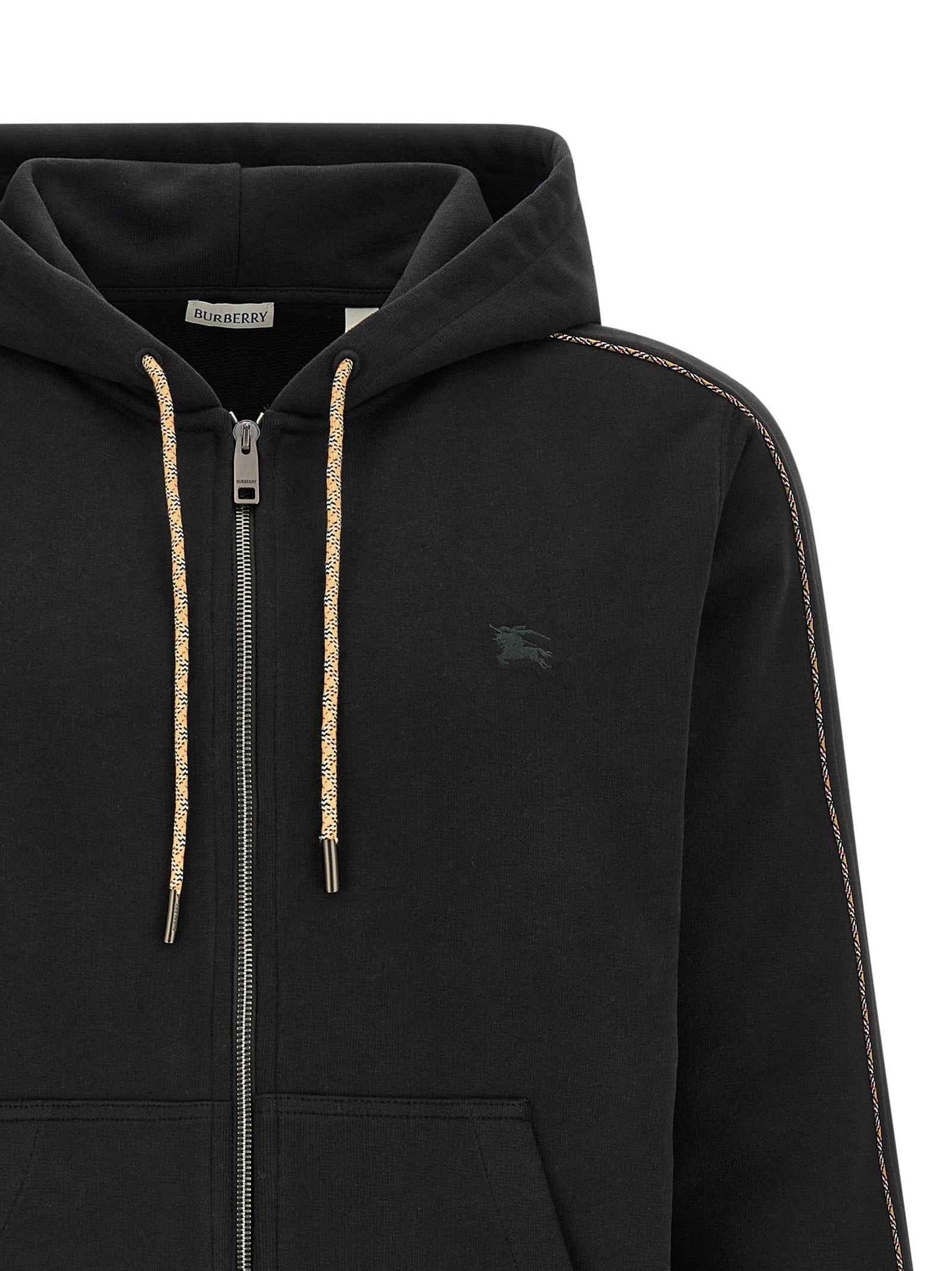 Black Cotton Sweatshirt