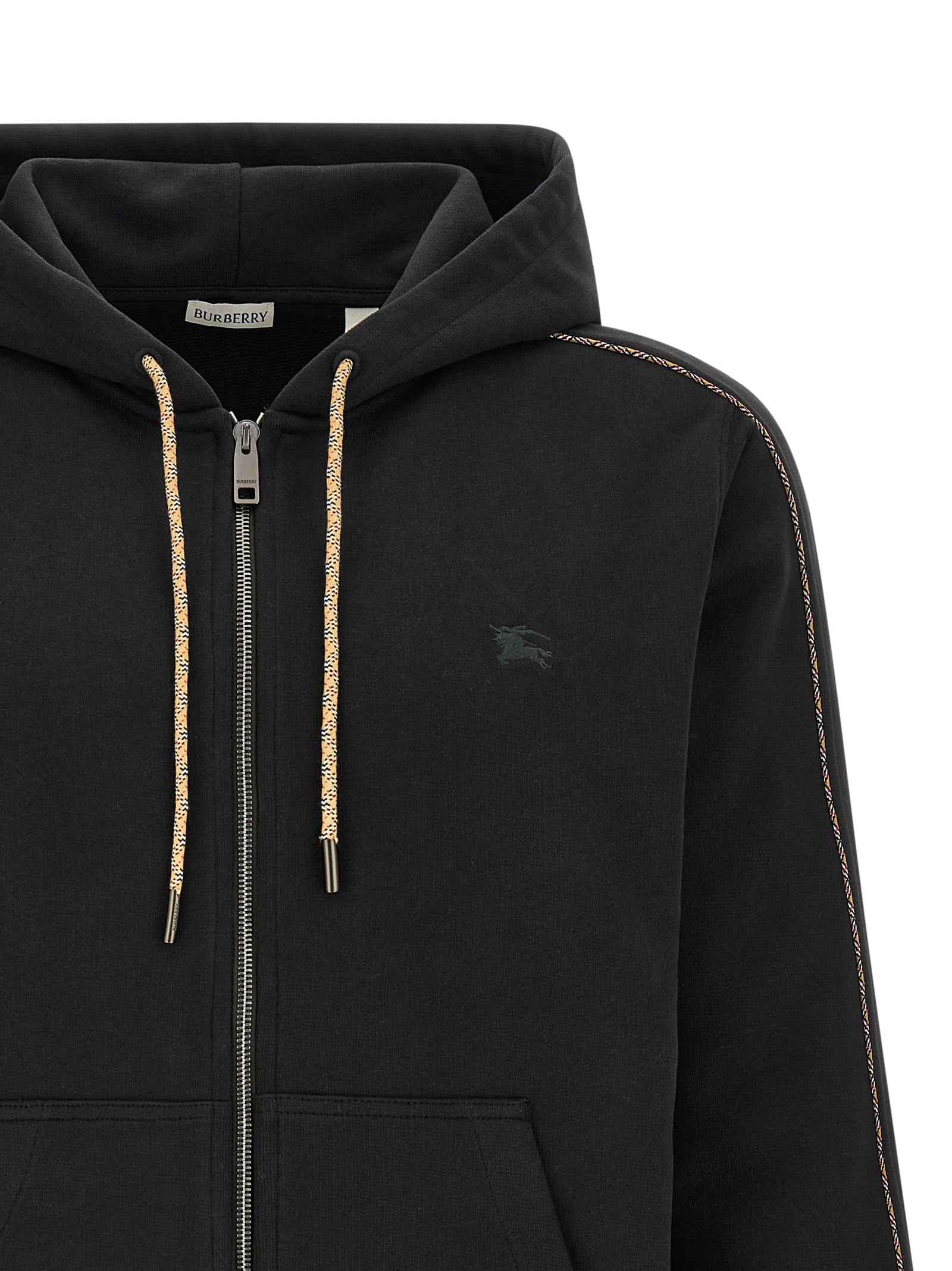Black Cotton Sweatshirt