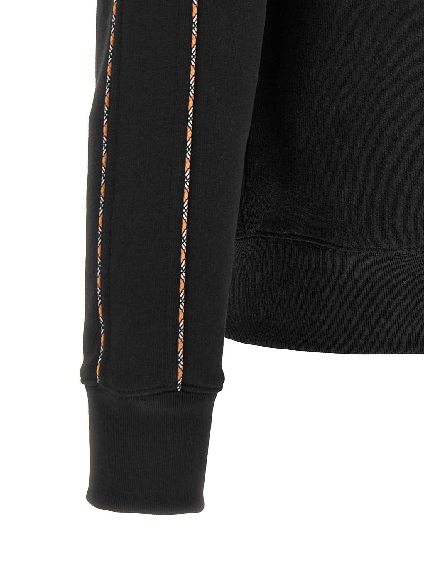 Black Cotton Sweatshirt