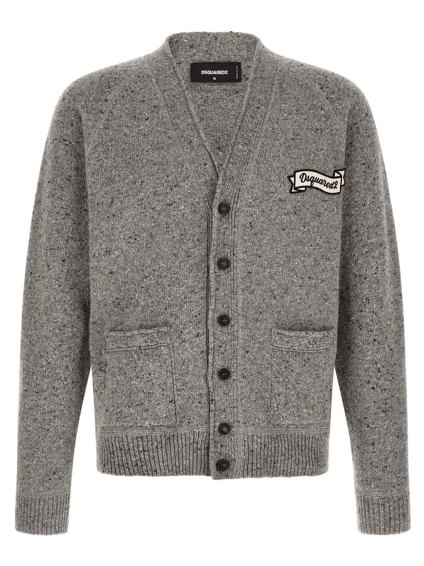 Gray Wool Cardigan